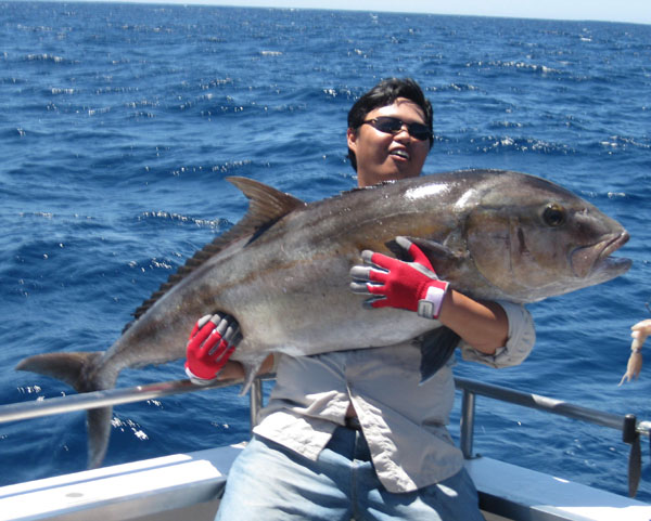 Jigging on SW Charters 03/01/2010